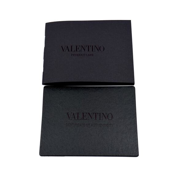 NEW VALENTINO GOLDCUT VLS-113A-55 BLACK GREY LENS SUNGLASSES AUTHENTIC - Picture 13 of 15